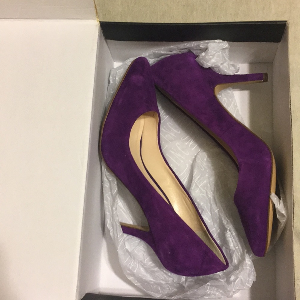 INC international concepts 3in. Winter plum heels